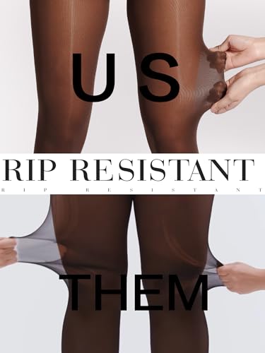 Unbelievable Durability Tights, Rip Resistant Pantyhose, 2Pcs Semi Sheer High Waist T-Crotch Pantyhose for Women3