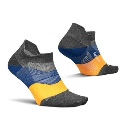 Image of Feetures Elite Light Cushion Mini Crew Sock - Sport Sock with Targeted Compression