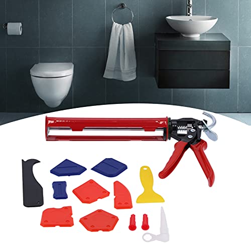 Kit De Ferramentas De Pistola De Calafetagem Profissional Com Raspador De Argamassa E Cartuchos De S