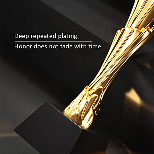 Troféu Gold Award para Trophy Awards, Troféu Personalizado, Base de Cristal, Prêmio/Troféu Personali