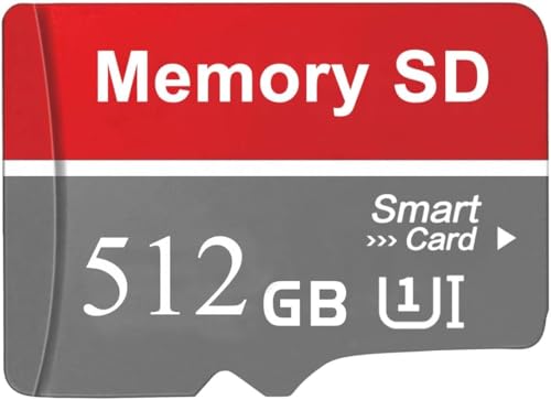512GB Micro card MicroXC Card Up to 100 MB/s Read Speed Cameras Tablet Smartphones with Adapter