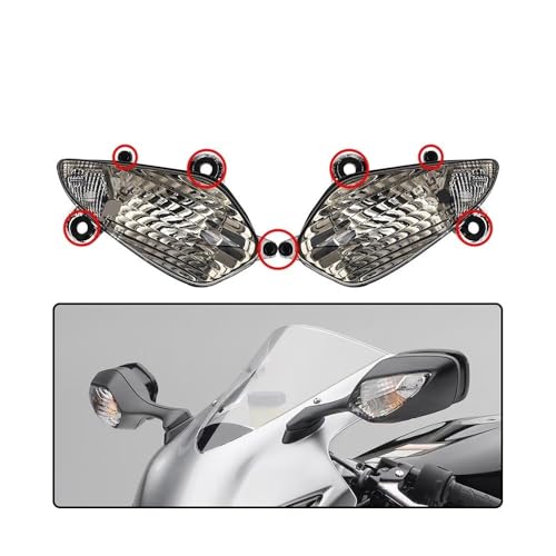 Clignotants de moto boîtier de remplacement sans buée pour CBR1000RR - 2