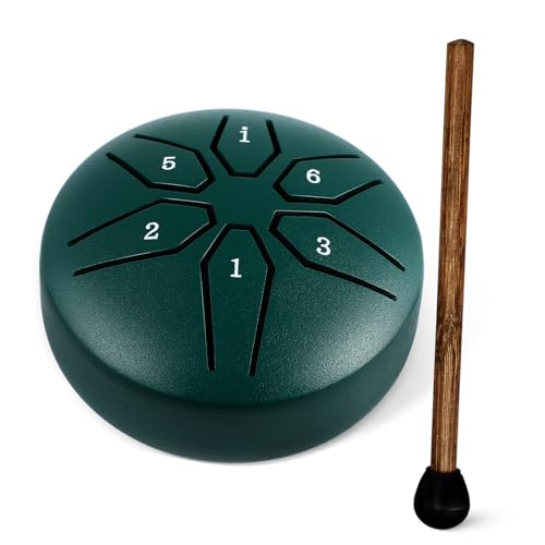 Tambor de lengua de acero portátil YARNOW mini miniatura 1