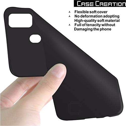 Image of Case Creation for Samsung Galaxy M30s 2019 Back case, Samsung Galaxy M30s Slim Flexible Smart Look case with 360 Camera All Angle Protection (Pure Black)