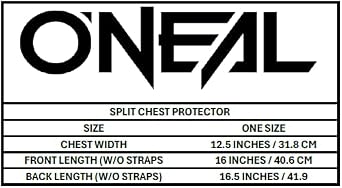 ONeal Holeshot Protector - Black - Medium / Large 1285-004
