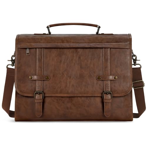 RAINSMORE Portafolios para Hombre 17 Pulgadas...