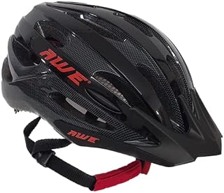 AWE AWEAir In Mould Adult Bike/E-Bike Unisex Helmet 58-61cm Black/Carbon. Super Features See 360 Degree Video *5 YEAR CRASH REPLACEMENT