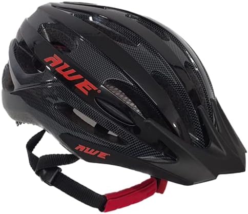 AWE AWEAir In Mould Adult Bike/E-Bike Unisex Helmet 58-61cm Black/Carbon. Super Features See 360 Degree Video *5 YEAR CRASH REPLACEMENT