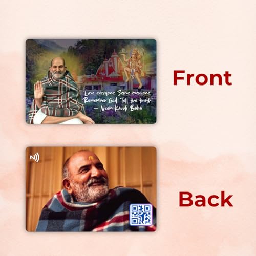 Neem Karoli Baba Card | NFC and QR Enabled | Bhajan & Aarti by tinydabba - 6