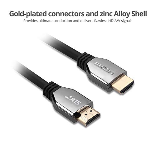 Cable HDMI 8K de 10 pies para solucionar cortes de señal en pantallas 4K 120Hz y sistemas de audio eARC 3