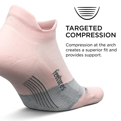 Image of Feetures! Elite No Show Tab - Propulsion Pink / M