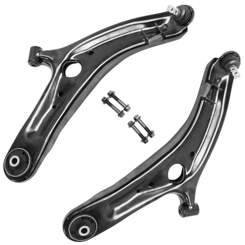 Image of Detroit Axle - Front Lower Control Arms Kit for 2010-2013 Kia Soul 2 Lower Control Arms with Ball Joint Assembly 2 Stabilizer Sway Bar End Links 2011 2012 Replacement