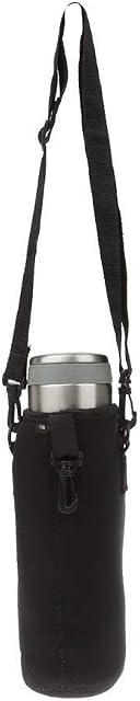 shangmu 1L Water Bottle Sleeve Neoprene Water Bottle Carrier Cover Bag with Removable Shoulder Strap for Outdoor Hiking Travel