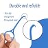 5 Pcs Aligner Removal Tool, Portable Clear Aligner Removal Tool for Invisible Removable Retainers,Braces, Aligners Remove - Easy Pull Tool Kit (Multicolored)
