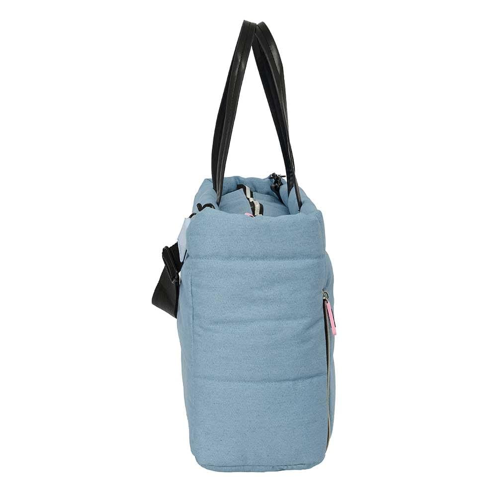 Safta | Bolsa Escolar K-Pop Demon Hunters Huntr/X con Compartimento Acolchado para Portátil 14,1″, Cremallera Gran Formato, Bolsillo Interior y 2 Frontales, Medidas 40x17x31 cm