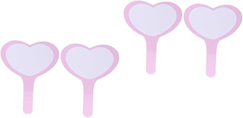 BESPORTBLE 4 piezas de marcador regrabable mini pizarra blanca mini casilleros pegatinas rosas paletas de licitación signos de borrado en seco