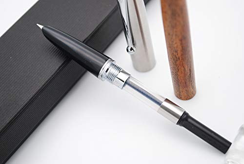 Czxwyst 51A Wooden Fountain Pen Steel Cap thumb #2