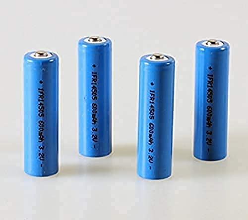 Pilas AA LiFePo4 solares IFR 14505 ideales para focos de jardín y lámparas de exterior 4 piezas