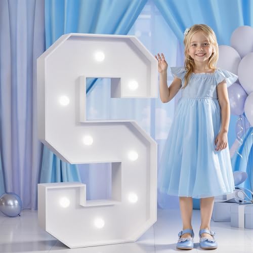 Tongjoy Marquee Letters 3 Feet Tall Large Light up Letters S for Decor