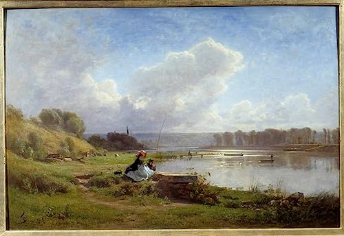 Peinture Abstraite les Bords de Seine à Meudon Poster François Louis Francais pour la Chambre