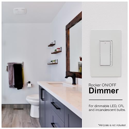 General Electric 18023 Ge Rocker Dimmer Switch Rocker On/Off Light Switch Dimmer Switches thumb #5