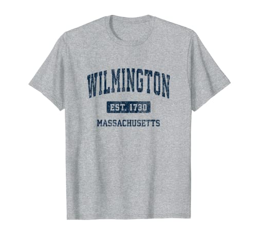 Wilmington Massachusetts MA Diseño deportivo deportivo vintage Camiseta