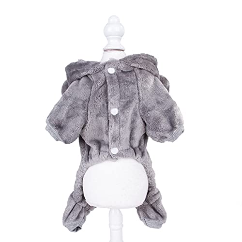 Pet Halloween Costume Autumn And Winter Models Cartoon Coral Fleece Pet Costume Puppy Warm Outfits Hoodie Animal Autumn Winter Clothes Christmas Elk Pet Costume Four-Legged Koala Halloween #TOP2