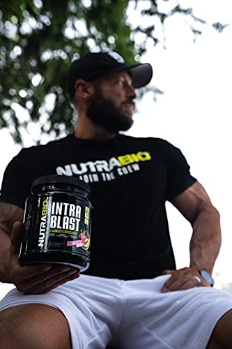 Nutrabio Intra Blast - Advanced Electrolyte Performance Matrix - Amino Acid, Eaa/Bcaa Formula - Non-Gmo, Gluten Free, Intra And Pre Workout Powder - 30 Servings - Passion Fruit #TOP7