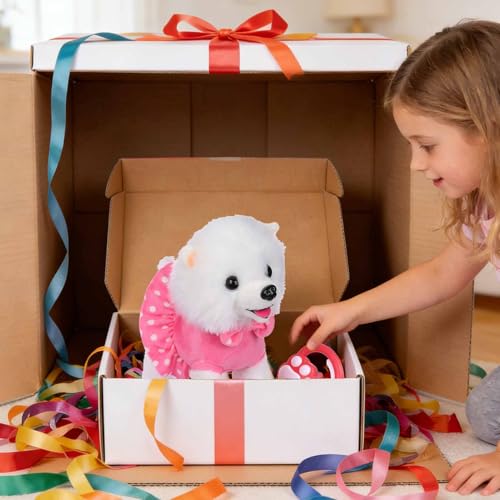 Peluche interactive électrique, le cadeau de Noël idéal pour crèches
