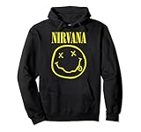 Nirvana Yellow Happy Face Rock Music Band Pullover Hoodie