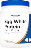 Nutricost Egg White Protein Powder 1lb (Unflavored) - Non-GMO, Gluten Free