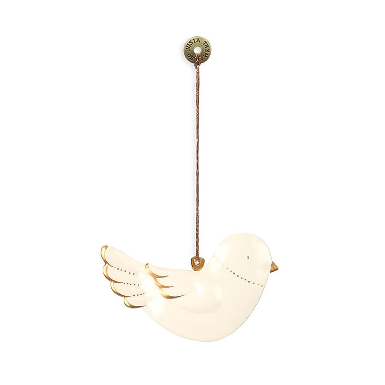 Scandinavian Iron Christmas Hanging Ornaments Nordic Holiday Decor for Tree & Window Scandinavian Christmas Ornament