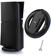 Auarte Vertical Stand for PS5 Slim Disc & Digital New Console, Base Stand Holder for PS5 Slim Acc...