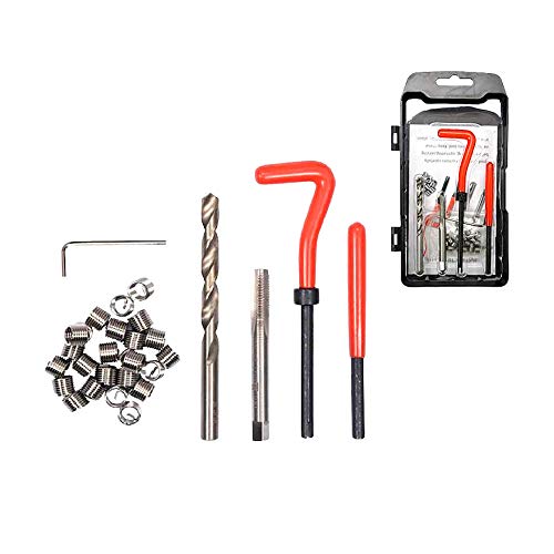 Yato Thread Repair Kit M6 x 1 mm | Repair Spoiled Thread with M6 Helical Insert | Set with Tip and Die to Specific Sizes and Helix Springs