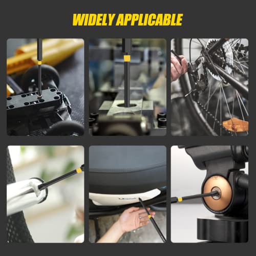 Yizlte Magnetic Screwdriver Bit Set, 6Pcs Ph2 Electric Screw 1/4 Inch Hexagon Impact Screwdriver Drill Anti Slip S2 Steel Cross Slot Screwdriver Bit Set For Rod Power #TOP6