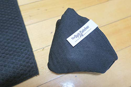 The Original Spit Catcher By Brasstache - For Brass/Wind Instruments, Ultra-Absorbent And Leakproof, Multi-Layered Cloth Pad To Empty Your Spit, Self-Packing…… (Single) #TOP3