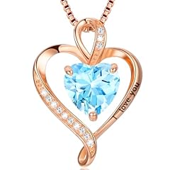 Rose gold - 03 March - Aquamarine Light Blue