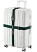 TRANVERS Cross Way Luggage Strap Belt For Suitcase Baggage Travel Strap Dark Green
