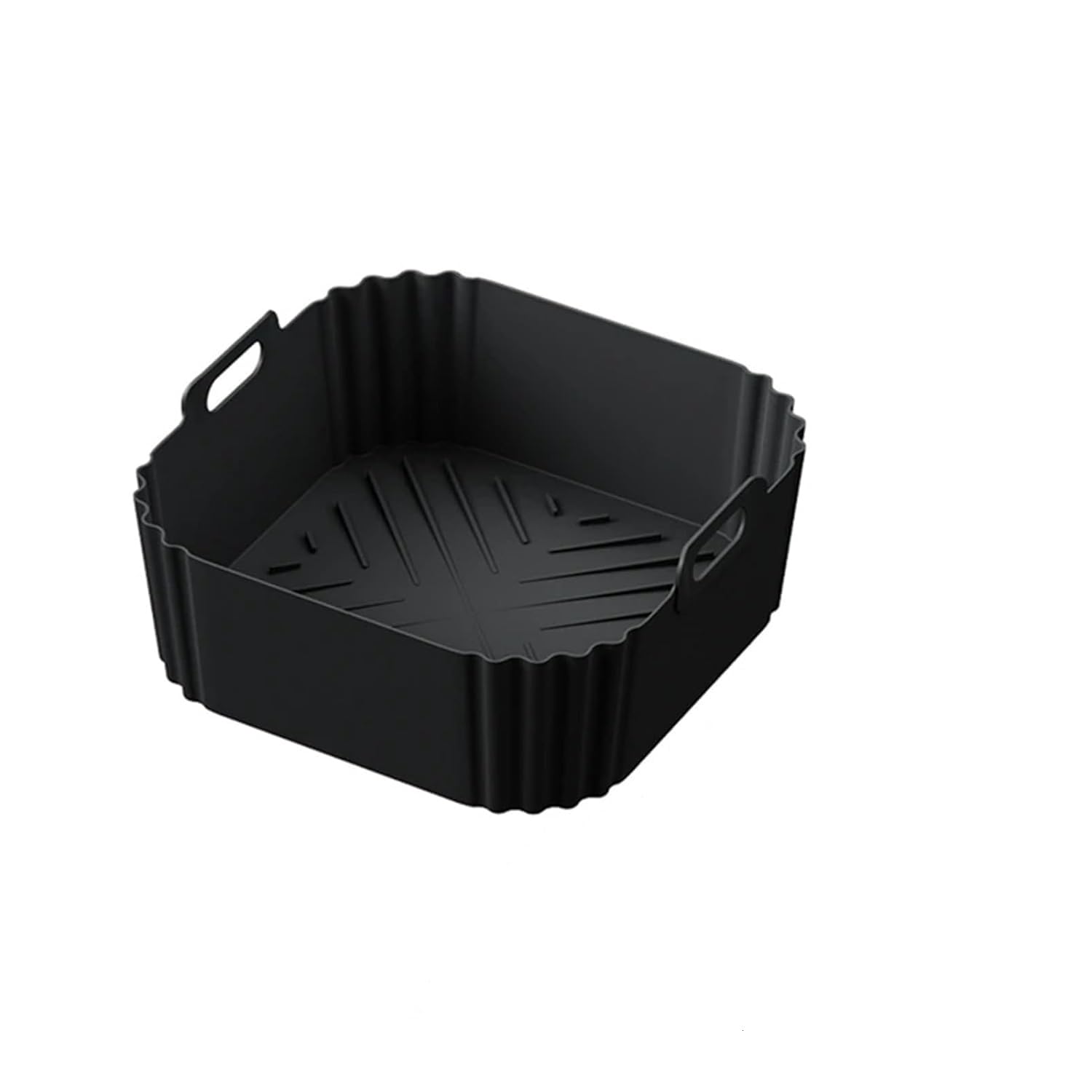 Clazkit Square Silicone Air Fryer Liners,Reusable Air Fryer Pot, Airfryer Accessories, Air Fryers for Oven Microwave Accessories (9 Inch-Color May Vary -Pack of 1)-image-21
