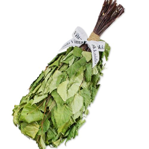 ヴィヒタ 白樺 （ドライタイプ） 45-50cm 北海道産 サウナ グッズ 葉っぱ 北海道産 アロマ テントサウナ 家庭用サウナ インテリア ウィスク 乾燥ヴィヒタ 北国からの贈り物のサムネイル