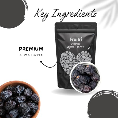 Image of Fruitri Rich Heritage And Irresistible Flavor Of Fresh Ajwa Dates 1Kg, Nature's Superfood For Nourishment, Wellness, And Pure Delight