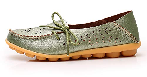 Image of VenusCelia Women's Breathable Comfort Walking Office Flat Loafer