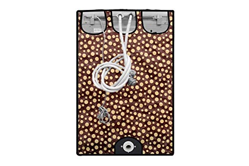 Image of Stylista Top Load Fully Automatic Washing Machine Cover Suitable for Lloyd 6.5 kg, 7 kg & 7.2 kg Polka dot Pattern Brown