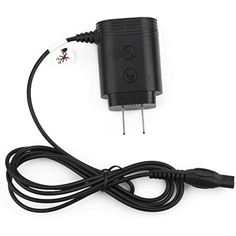 USonline911 Charger for Philips Norelco-HQ8505 Norelco 7000 5000 3000 Series Electric Shaver Razor, Aquatec, Arcitec, Multigroom Beard Trimmer & More 15V AC Adapter Power-Supply Cord Cover