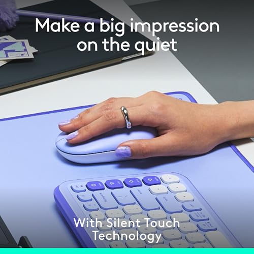 Logitech POP Mouse, Compact and Portable Wireless Bluetooth Mouse - Lilac - image 5