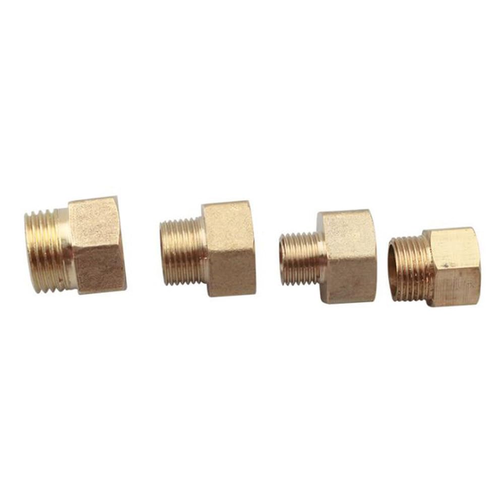 M14 M16 M20 M22 M24 M27 1/4" 1/2" 3/4" Adaptador de conexión de tubería de latón con rosca hembra a macho BSP