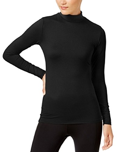 32 DEGREES Cozy Heat Mock-Neck Top (Black, XS)