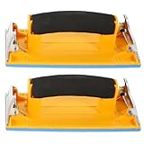 DOITOOL 2 pièces Support Porte-papier Abrasif Antidérapant avec Poignée Cadre de Ponça...