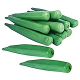 TOYANDONA Lot de 12 Gombos Artificiels Réalistes en Mousse Légère, Modèles Végétaux ...