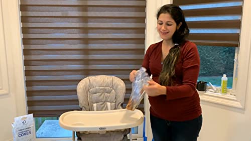 Image of Toddler Table Cover for Highchair - High Chair Cover Compatible with Standard Trays - Disposable and Practical Design - Ideal for Non-Messy Experiences, Baby Weaning